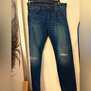 A/X Armani Exchange Men's Straight Jeans - Dark Blue